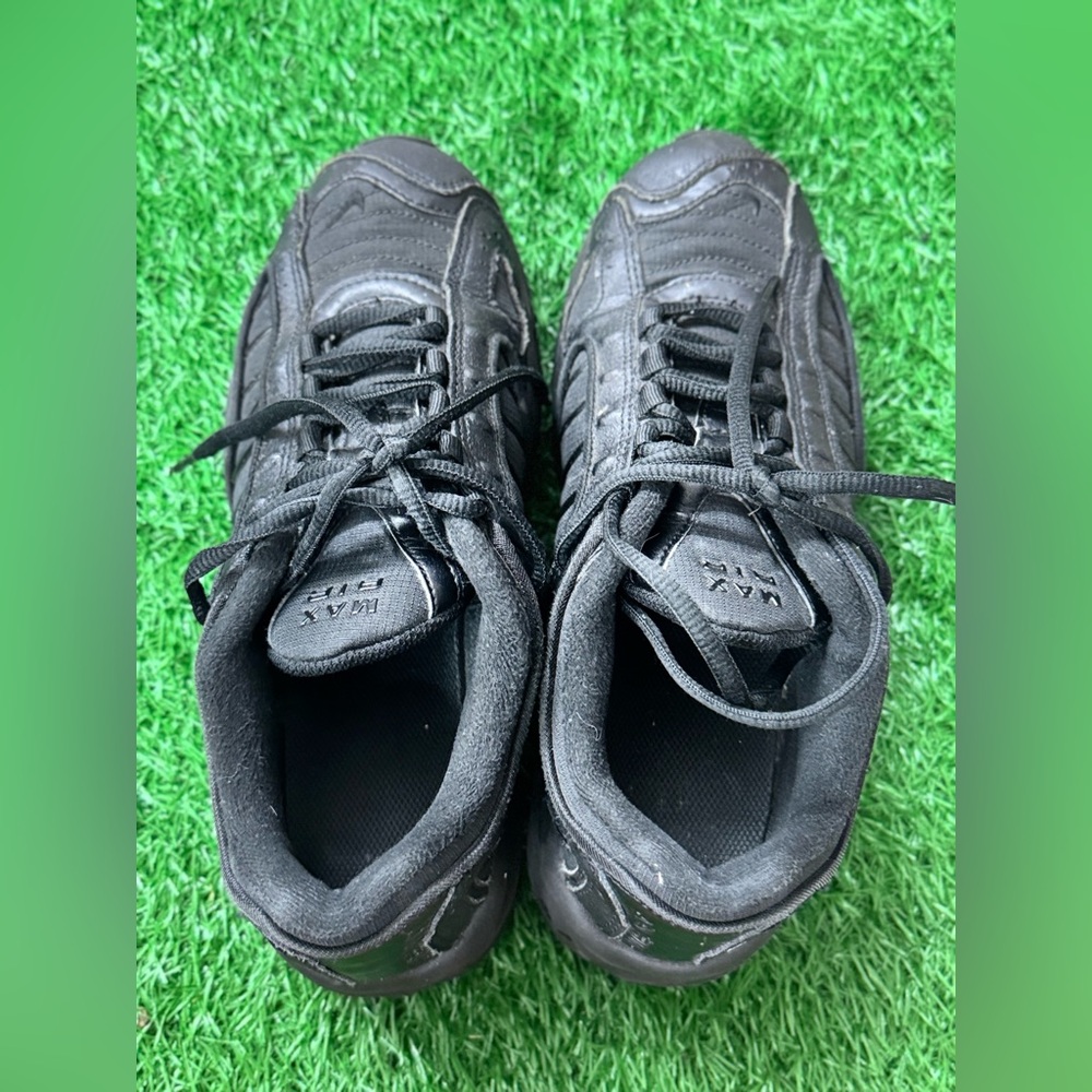AIR MAX TAILWIND 4 GS 'TRIPLE BLACK' Size 6.5Y - Picture 4 of 9